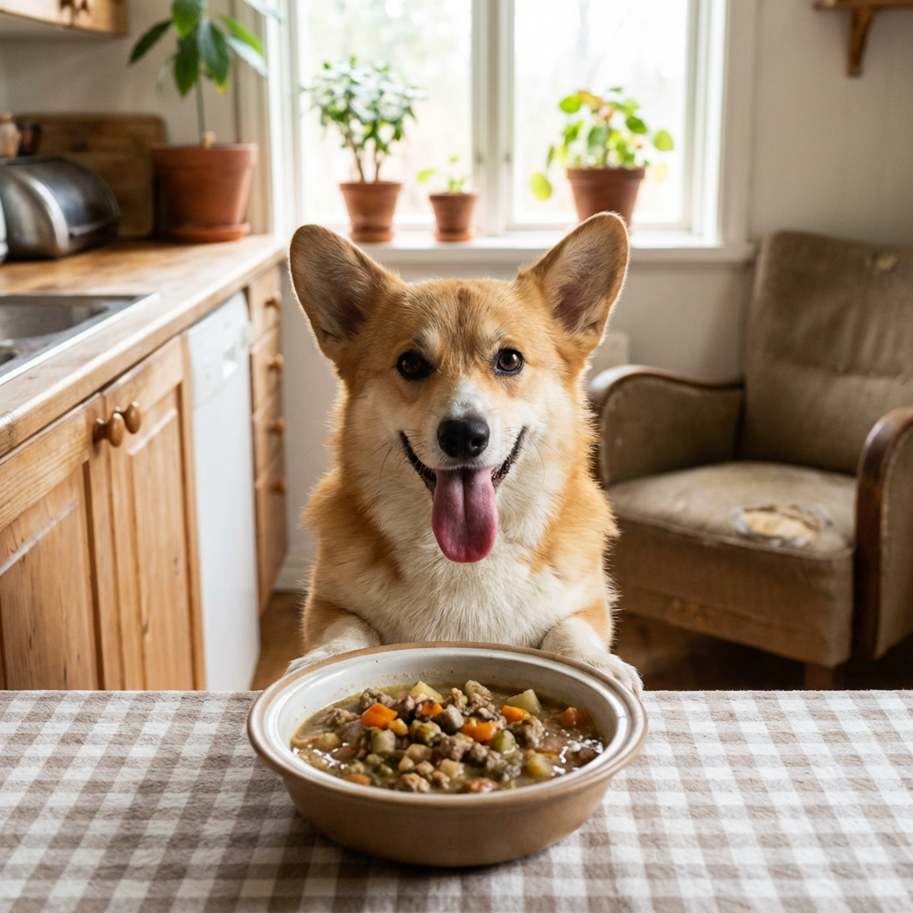 Happy healthy dog